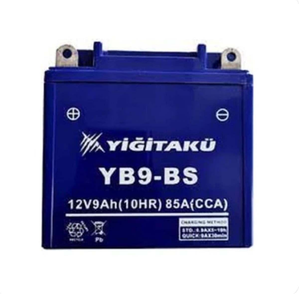 Yiğit Akü 12V 9Ah Yb9-Bs Motosiklet Aküsü Yiğit C10