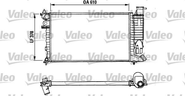 Citroen ZX Radyatör Dizel VALEO
