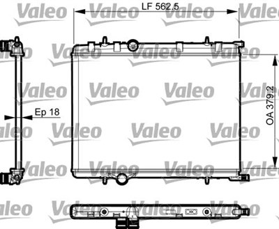 Peugeot 307 308 Partner Tepee Berlingo Citroen C4 Xsara Radyatör Mekanik VALEO