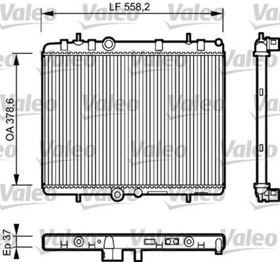 Peugeot 407 Citroen C5 Xsara Radyatör 2.0 16V-2.0Hdı Otomatik Klimalı