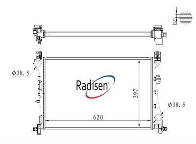 Fiat 500L Su Radyatörü RADISEN
