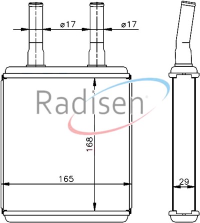 Hyundai Accent Kalorifer Radyatörü 1995-2005 RADISEN