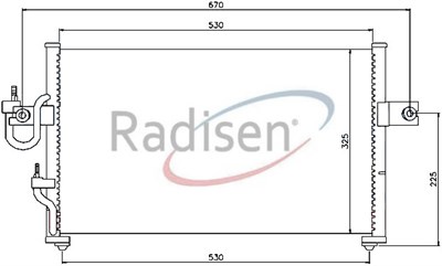 Hyundai Accent Klima Radyatörü 1995-1999 Yumurta Kasa RADISEN