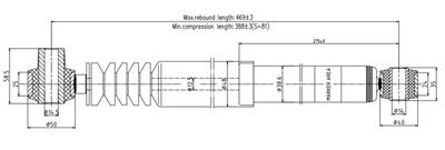 Renault Megane 1 Amortisör Arka Sağ/Sol Votto 7700273478