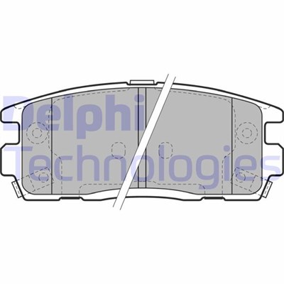Opel Antara Chevrolet Captiva Arka Balata DELPHI