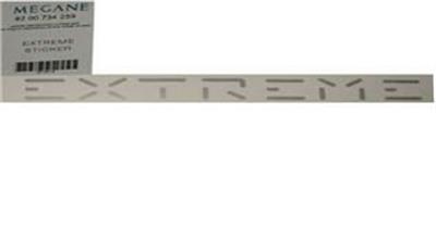 Renault Megane 2 Extreme Arka Monogram Yazı Yazı 8200734259