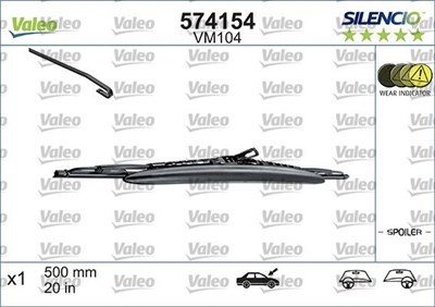 Opel Astra Corsa 3/5 Kapı Spoilerli Silecek Süpürgesi