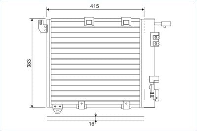 Opel Astra G Zafira Klima Kondenser