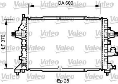 Opel Astra H Zafira Radyatör Klimalı Klimasız Mekanik