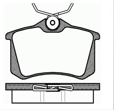 Vw Golf/Audi A3 Arka Fren Balatası Mga 1J0698451p