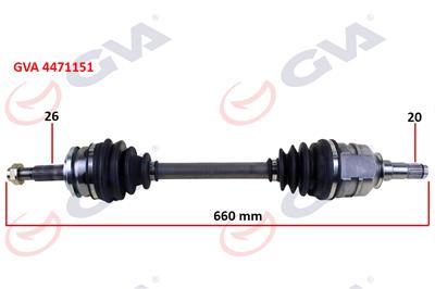 Toyota Auris Corolla 1.4L Komple Aks Sol 4342002620-4342002621