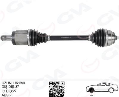 Bmw X3 F25 X4 F26 Komple Aks Ön Sol 590Mm 31607619657-31608675013