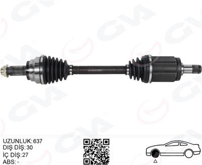 Bmw X5 E70 X6 E71 E72 Komple Aks Ön Sol 637Mm 31607545125-31608631751-316076