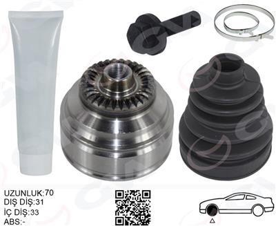 Bmw F20 F22 F30 F32 F33 F34 F36 E84 Aks Kafası Ön Sağ/Sol 31607597693-31607605511-316076