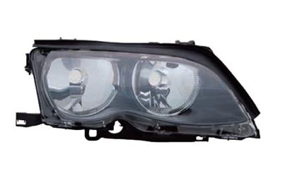 Bmw 3 E46 (2001-04) Ön Far Elektrikli Motorlu Siyah Sağ 63126910956