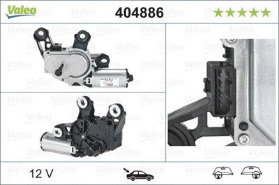 Volkswagen Bora Arka Silecek Motoru VALEO