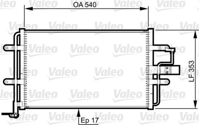 Volkswagen Bora Golf Seat Leon Toledo Klima Kondenser