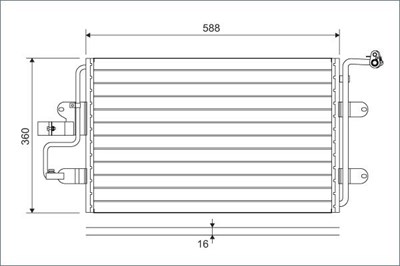 Volkswagen Bora Golf Audi A3 Skoda Octavia Seat Leon Toledo Klima Kondenser