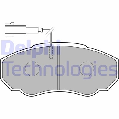 Peugeot Boxer Citroen Jumper Fiat Ducato Ön Fren Balatası Fişli Küçük Tip DELPHI