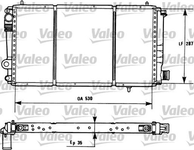 Citroen C15 Radyatör VALEO