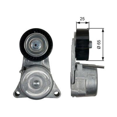 Mercedes C218 W212 W221 W222 W166 W463 X218 Kayış Gergi Rulmanı Kütüklü GATES