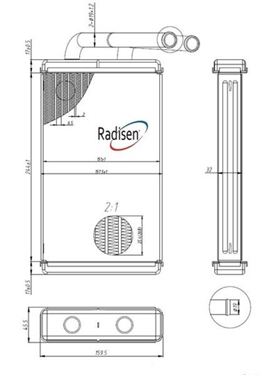 Chevrolet Captiva Kalorifer Radyatörü RADISEN
