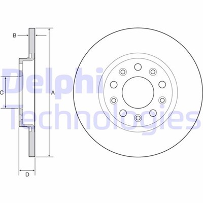 Jeep Cherokee Arka Fren Diski Çiftli Paket Boyalı DELPHI