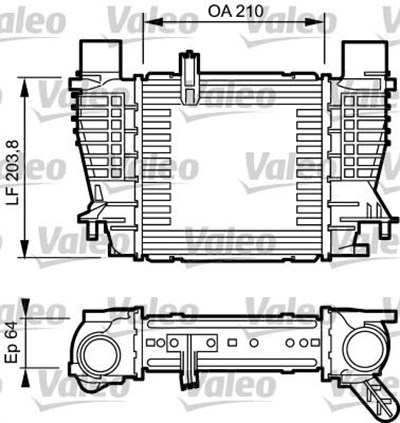 Renault Clio 3 Modus Turbo Radyatörü Intercooler