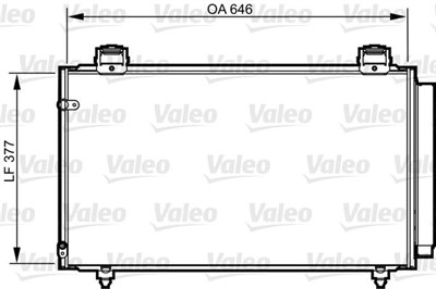 Toyota Corolla Klima Kondenseri Kurutucu ile VALEO