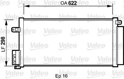 Opel Corsa D Combo Fiat Grande Punto Bravo 2 Linea Klima Radyatörü VALEO
