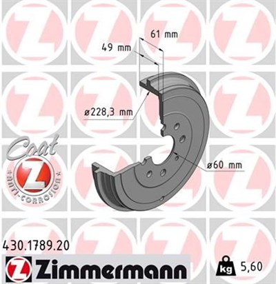 Opel Corsa D Arka Kampana ZIMMERMANN