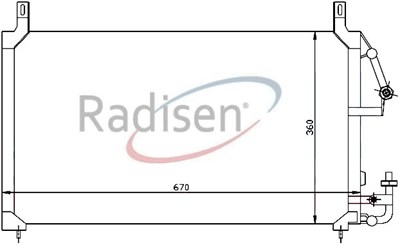 Daewoo Nexia Klima Radyatörü RADISEN