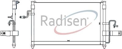 Daewoo Nubira Klima Radyatörü 1997- RADISEN