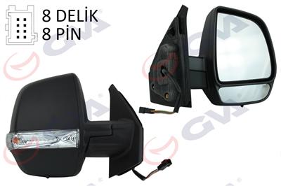 Fiat Doblo Dış Dikiz Aynası Elektrikli Sağ Gva Ortadan Sinyalli 6 Fişli 735497871