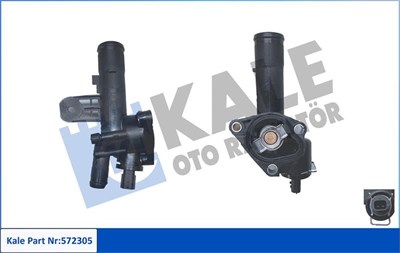 Dacia Dokker Komple Termostat Plastik Gövdeli 83 C KALE-RADYATOR