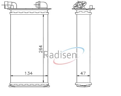 BMW E30 Kalorifer Radyatörü RADISEN