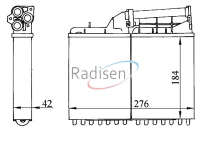 BMW E34 Kalorifer Radyatörü RADISEN