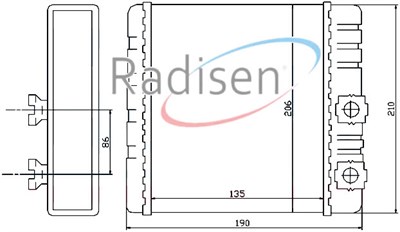 BMW E46 Kalorifer Radyatörü RADISEN