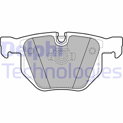 BMW E60 E61 E63 E64 Arka Fren Balatası DELPHI