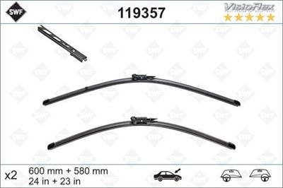 Bmw E60 Ön Silecek Süpürgesi Takımı