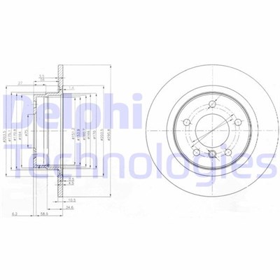 BMW E81 Arka Fren Diski DELPHI