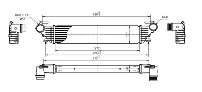Fiat Egea Turbo Radyatörü Intercooler RADISEN