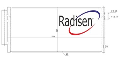 Fiat Egea Klima Radyatörü RADISEN