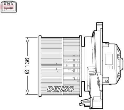 Ford Fiesta Fusion Kalorifer Motoru