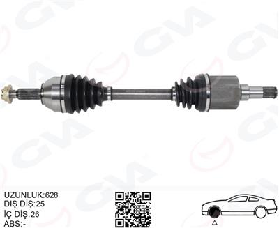 Ford Transit Connect 1.8 Tdci (02-14) Ön Aks Komple Sol 2T143b437cd-9T163b437aa