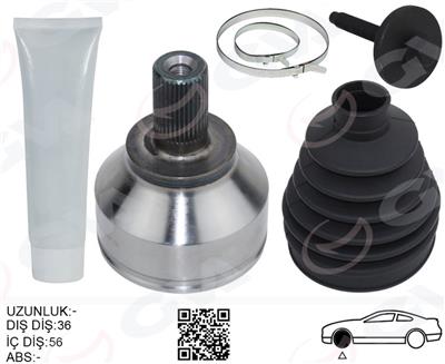 Ford Focus 2 Volvo S40 V50 Ön Aks Kafası Dış 3M513a328db-3M513a327da-360005