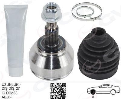 Ford Kuga 1 (08-13) 2.0 Tdci Ön Aks Kafası Dış Sağ-Sol 1534270-8V413a327aa-8V413a327a