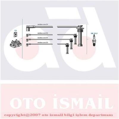 Ford Fiesta (1996 Sonrası) Buji Kablo Tk 11107040-741742743