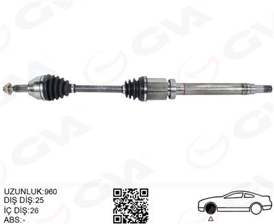 Ford Transit Connect 1.8 Tdci (02>14) Ön Aks Komple Sağ 9T163b436aa-2T143b436ah