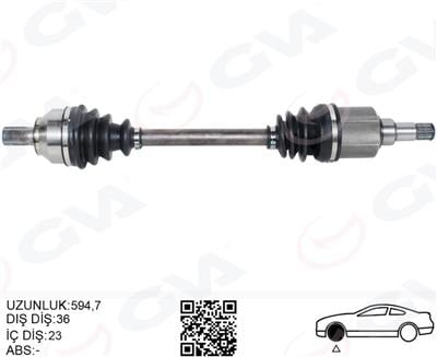 Ford Focus 2 (04>11) 1.6-1.8 Ti Volvo S40 2 (05>12) Ön Aks Komple Sol 9M513b437ba-3M513b437baf-17079